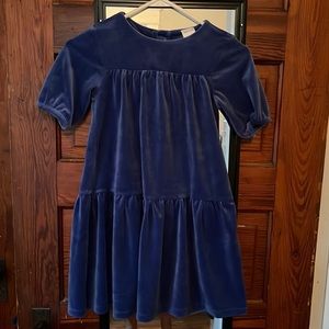 Hanna Andersson velvet dress size 120 6-7